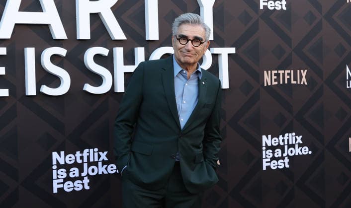 Arrivals for the Los Angeles premiere of Netflix s Marty, Life Is Short at The Egyptian Theatre Featuring: Eugene Levy Where: Los Angeles, California, United States When: 06 May 2026 Credit: Faye s Vision Cover Images EDITORIAL USE ONLY. NOT FOR USE BY NEWSPAPERS BASED IN THE UK. Copyright: xx coverimg55669489