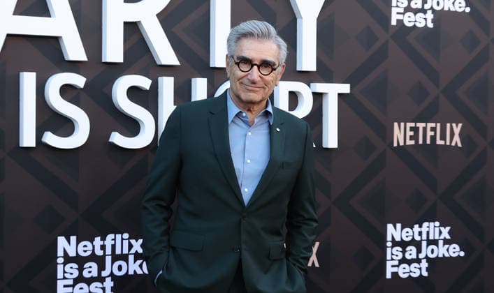Arrivals for the Los Angeles premiere of Netflix s Marty, Life Is Short at The Egyptian Theatre Featuring: Eugene Levy Where: Los Angeles, California, United States When: 06 May 2026 Credit: Faye s Vision Cover Images EDITORIAL USE ONLY. NOT FOR USE BY NEWSPAPERS BASED IN THE UK. Copyright: xx coverimg55669492
