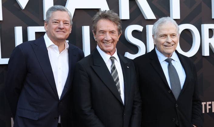 Arrivals for the Los Angeles premiere of Netflix s Marty, Life Is Short at The Egyptian Theatre Featuring: Ted Sarandos, Martin Short, Lawrence Kasdan Where: Los Angeles, California, United States When: 06 May 2026 Credit: Faye s Vision Cover Images EDITORIAL USE ONLY. NOT FOR USE BY NEWSPAPERS BASED IN THE UK. Copyright: xx coverimg55669532