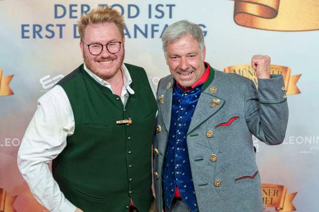 Kay Simon and Christian Swoboda at the premiere of the movie Ein Münchner im Himmel Der Tod ist erst der Anfang at Mathäser Filmpalast Munich, 06 05 2026 Foto:xN.xKolinzx xFuturexImagex himmel_6502