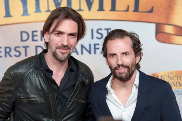 Max Wiedemann and Quirin Berg at the premiere of the movie Ein Münchner im Himmel Der Tod ist erst der Anfang at Mathäser Filmpalast Munich, 06 05 2026 Foto:xN.xKolinzx xFuturexImagex himmel_6628