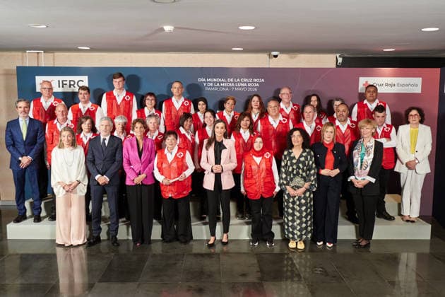 Queen Letizia presides over the World Red Cross and Red Crescent Day in Pamplona Queen Letizia, accompanied by the President of Navarra, María Chivite 3i , the Minister of the Interior, Fernando Grande Marlaska 2i , and the President of the Spanish Red Cross, María del Mar Pageo 3d , presides over the main ceremony in commemoration of the World Red Cross and Red Crescent Day, at the Museo Universidad de Navarra, on May 7, 2026, in Pamplona, Comunidad Foral de Navarra Spain During the ceremony, the Spanish Red Cross awarded its Gold Medals 2026 to individuals and organizations whose work has had a great social impact 07 MAY 2026 Pamplona, Comunidad Foral de Nav Pamplona, Comunidad Foral de Nav Pamplona, Comunidad Foral de Nav Spain Copyright: xEduardoxSanzx 7505739