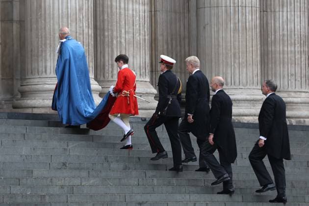 King Charles III attend a service held at St Paul s Cathedral LONDON, UK - MAY 07: King Charles III and Lord Mayor of London Dame Susan Langley attend a service for the Order of St Michael and St George at St Paul s Cathedral in London, United Kingdom on May 07, 2026. Zeynep Demir Anadolu London United Kingdom. Editorial use only. Please get in touch for any other usage.  Copyright: x2026xAnadoluxZeynepxDemirx