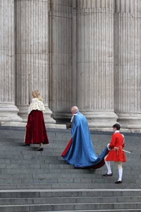 King Charles III attend a service held at St Paul s Cathedral LONDON, UK - MAY 07: King Charles III and Lord Mayor of London Dame Susan Langley attend a service for the Order of St Michael and St George at St Paul s Cathedral in London, United Kingdom on May 07, 2026. Zeynep Demir Anadolu London United Kingdom. Editorial use only. Please get in touch for any other usage.  Copyright: x2026xAnadoluxZeynepxDemirx