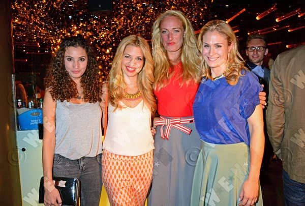 Nadine Menz, Susan Sideropoulos, Eva Mona Rodekirchen, Lea Marlen Woitack at agency summer party (Agenturen-Sommerfest) alphapool and Star press (Sapper Club) at The Pearl club . , Berlin, Germany AEDT WENN.com 21653568.jpg