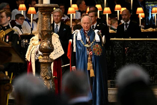 Britain s King Charles III attends the service for the Order of St Michael and S Britain s King Charles III attends the service for the Order of St Michael and St George at St Paul s Cathedral, in central London on May 7, 2026., Credit:Avalon.red Avalon United Kingdom, London  Copyright: xAvalon.redx xAvalonx 1097100091