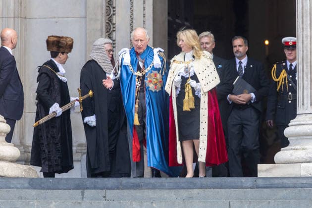 May 7, 2026, London, England, United Kingdom: King CHARLES III departs St PaulÃ¢â‚¬â ¢s Cathedral after attending a service for The Order of St Michael and St George. This is the first time the King is attending the Service as Sovereign of the Order. London United Kingdom - ZUMAs262 20260507_zip_s262_005 Copyright: xTayfunxSalcix