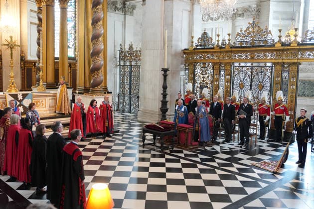 Britain s King Charles III and Prince Edward, Duke of Kent, attend the service f Britain s King Charles III and Prince Edward, Duke of Kent, attend the service for the Order of St Michael and St George at St. Paul s Cathedral in London, Thursday, May 7, 2026., Credit:Avalon.red PA ROTA - B68 Avalon GBR, London  Copyright: xAvalon.redx xPAxROTAx-xB68x xAvalonx 1097107454