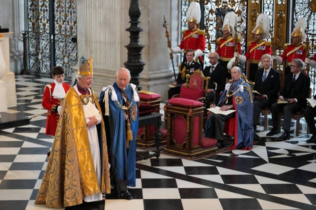 Britain s King Charles III attends the service for the Order of St Michael and S Britain s King Charles III attends the service for the Order of St Michael and St George at St. Paul s Cathedral in London, Thursday, May 7, 2026., Credit:Avalon.red PA ROTA - B68 Avalon GBR, London  Copyright: xAvalon.redx xPAxROTAx-xB68x xAvalonx 1097107522