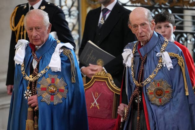 Britain s King Charles III and Prince Edward, Duke of Kent, attend the service f Britain s King Charles III and Prince Edward, Duke of Kent, attend the service for the Order of St Michael and St George at St. Paul s Cathedral in London, Thursday, May 7, 2026., Credit:Avalon.red PA ROTA - B68 Avalon GBR, London  Copyright: xAvalon.redx xPAxROTAx-xB68x xAvalonx 1097107686