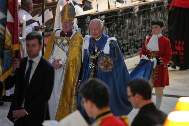 Britain s King Charles III attends the service for the Order of St Michael and S Britain s King Charles III attends the service for the Order of St Michael and St George at St. Paul s Cathedral in London, Thursday, May 7, 2026., Credit:Avalon.red PA ROTA - B68 Avalon GBR, London  Copyright: xAvalon.redx xPAxROTAx-xB68x xAvalonx 1097107716
