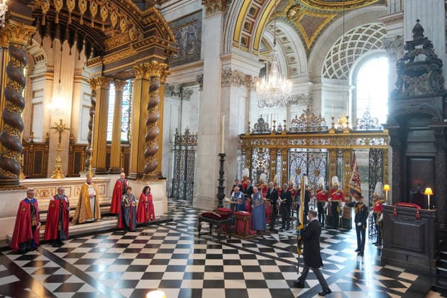 Britain s King Charles III and Prince Edward, Duke of Kent, attend the service f Britain s King Charles III and Prince Edward, Duke of Kent, attend the service for the Order of St Michael and St George at St. Paul s Cathedral in London, Thursday, May 7, 2026., Credit:Avalon.red PA ROTA - B68 Avalon GBR, London  Copyright: xAvalon.redx xPAxROTAx-xB68x xAvalonx 1097107763