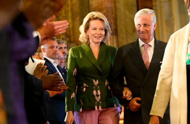 King Philippe And Queen Mathilde Present The Africa Prize BRUSSELS, BELGIUM - MAY 07 : King Philippe of Belgium and Queen Mathilde of Belgium during the ceremony for the Africa prize on May 07, 2026 in Brussels, Belgium, 07 05 2026 Brussels Belgium  Copyright: xPhilipxReynaersx