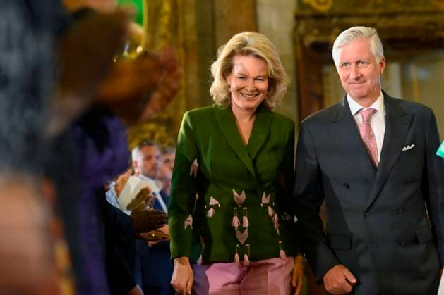 King Philippe And Queen Mathilde Present The Africa Prize BRUSSELS, BELGIUM - MAY 07 : King Philippe of Belgium and Queen Mathilde of Belgium during the ceremony for the Africa prize on May 07, 2026 in Brussels, Belgium, 07 05 2026 Brussels Belgium  Copyright: xPhilipxReynaersx