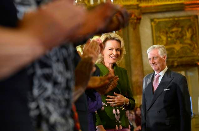 King Philippe And Queen Mathilde Present The Africa Prize BRUSSELS, BELGIUM - MAY 07 : King Philippe of Belgium and Queen Mathilde of Belgium during the ceremony for the Africa prize on May 07, 2026 in Brussels, Belgium, 07 05 2026 Brussels Belgium  Copyright: xPhilipxReynaersx