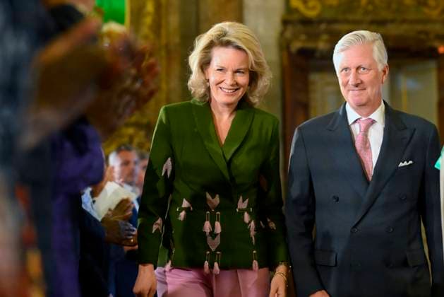 King Philippe And Queen Mathilde Present The Africa Prize BRUSSELS, BELGIUM - MAY 07 : King Philippe of Belgium and Queen Mathilde of Belgium during the ceremony for the Africa prize on May 07, 2026 in Brussels, Belgium, 07 05 2026 Brussels Belgium  Copyright: xPhilipxReynaersx