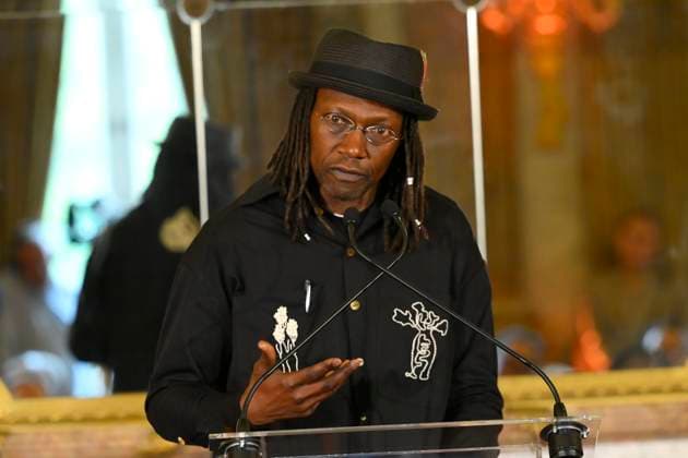 King Philippe And Queen Mathilde Present The Africa Prize BRUSSELS, BELGIUM - MAY 07 : Dr. Dixon Chibanda receives the King Baudouin Foundation Prize during the ceremony for the Africa prize on May 07, 2026 in Brussels, Belgium, 07 05 2026 Brussels Belgium  Copyright: xPhilipxReynaersx