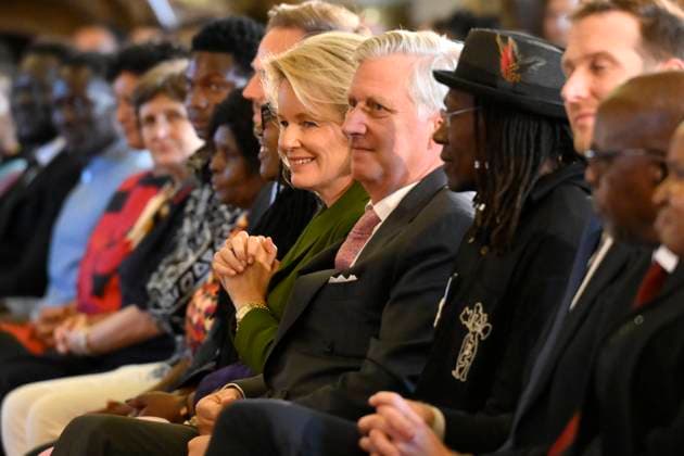 King Philippe And Queen Mathilde Present The Africa Prize BRUSSELS, BELGIUM - MAY 07 : King Philippe of Belgium and Queen Mathilde of Belgium during the ceremony for the Africa prize on May 07, 2026 in Brussels, Belgium, 07 05 2026 Brussels Belgium  Copyright: xPhilipxReynaersx