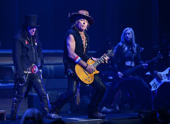 Alice Cooper, Ryan Roxie and Anna Cara perform during Alice s Attic Tour at The Broward Center For The Performing Arts on May 6, 2026 in Fort Lauderdale, Florida. Featuring: Alice Cooper, Ryan Roxie, Anna Cara Where: Fort Lauderdale, Florida, United States When: 06 May 2026 Credit: Robert Bell INSTARimages EDITORIAL USE ONLY. NOT FOR USE BY NEWSPAPERS BASED IN THE UK. Copyright: xx instar55670818