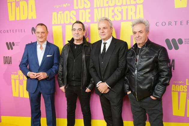 David Summers during the premiere of the documentary Hombres G in Madrid, Spain, on Thursday, 7 May 2026. Cordon Press 