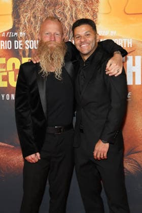 May 7, 2026: BLAKE JOHNSTON and MACARIO DE SOUZA attends the In Pieces Together Sydney Premiere at Hoyts Entertainment Quarter on May 7, 2026 in Sydney, Australia  - ZUMAa155 20260507_aaa_a155_033 Copyright: xChristopherxKhouryx