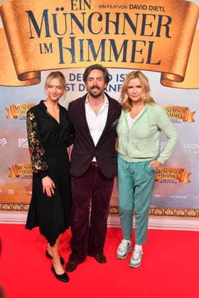 Veronica Ferres with daughter Lilly Krug and David Dietl Premiere Ein Münchner im Himmel Der Tod ist erst der Anfang Cinema film Mathäser Filmpalast Munich 06 May 2026