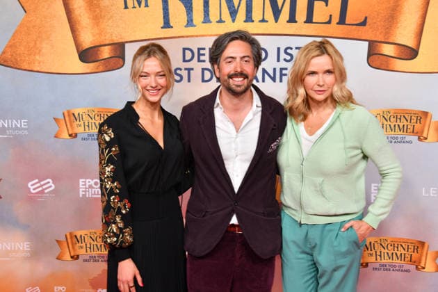 Veronica Ferres with daughter Lilly Krug and David Dietl Premiere Ein Münchner im Himmel Der Tod ist erst der Anfang Cinema film Mathäser Filmpalast Munich 06 May 2026