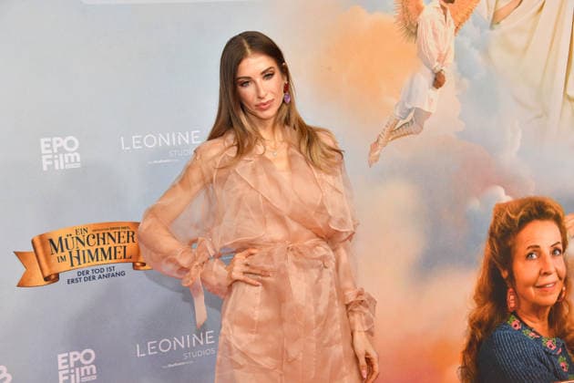 Cathy Hummels Premiere A Munich resident in heaven Death is just the beginning Movie Mathäser Filmpalast Munich 06 May 2026