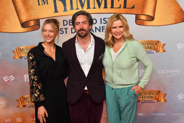 Veronica Ferres with daughter Lilly Krug and David Dietl Premiere Ein Münchner im Himmel Der Tod ist erst der Anfang Cinema film Mathäser Filmpalast Munich 06 May 2026
