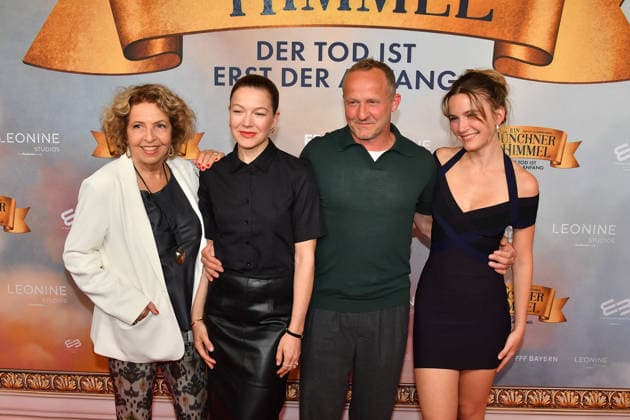 Michaela May, Hannah Herzsprung, Maximilian Brückner and Momo Beier Premiere Ein Münchner im Himmel Der Tod ist erst der Anfang Cinema film Mathäser Filmpalast Munich 06 May 2026