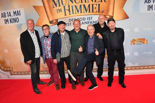 Maximilian Brückner and Spider Murphy Gang Premiere Ein Münchner im Himmel Der Tod ist nur der Anfang Movie Mathäser Filmpalast Munich 06 May 2026