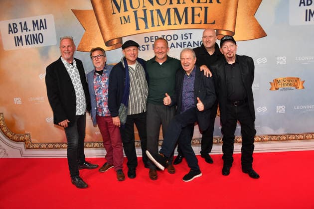 Maximilian Brückner and Spider Murphy Gang Premiere Ein Münchner im Himmel Der Tod ist nur der Anfang Movie Mathäser Filmpalast Munich 06 May 2026