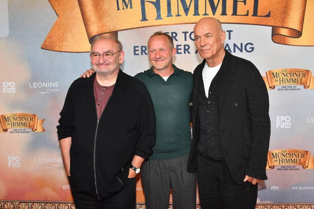 Siri Zimmerschied, Maximilian Brückner and Heiner Lauterbach Premiere Ein Münchner im Himmel Der Tod ist erst der Anfang Cinema film Mathäser Filmpalast Munich 06 May 2026