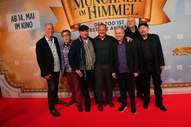 Maximilian Brückner and Spider Murphy Gang Premiere Ein Münchner im Himmel Der Tod ist nur der Anfang Movie Mathäser Filmpalast Munich 06 May 2026