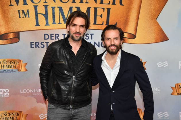 Max Wiedemann and Quirin Berg Premiere Ein Münchner im Himmel Der Tod ist nur der Anfang Cinema film Mathäser Filmpalast Munich 06 May 2026
