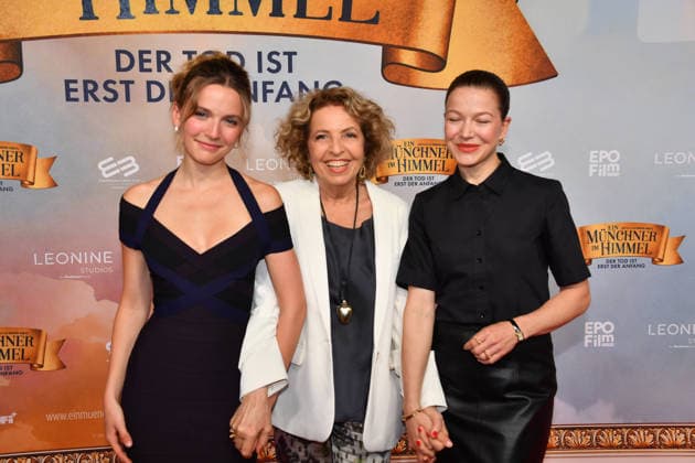 Momo Beier, Michaela May Hannah Herzsprung Premiere Ein Münchner im Himmel Der Tod ist erst der Anfang Cinema film Mathäser Filmpalast Munich 06 May 2026