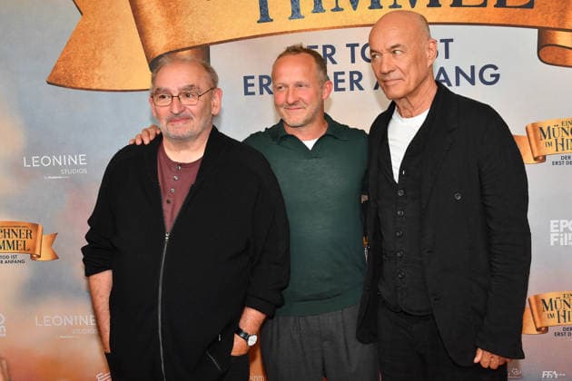 Siri Zimmerschied, Maximilian Brückner and Heiner Lauterbach Premiere Ein Münchner im Himmel Der Tod ist erst der Anfang Cinema film Mathäser Filmpalast Munich 06 May 2026