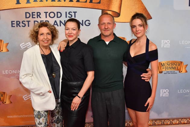 Michaela May, Hannah Herzsprung, Maximilian Brückner and Momo Beier Premiere Ein Münchner im Himmel Der Tod ist erst der Anfang Cinema film Mathäser Filmpalast Munich 06 May 2026