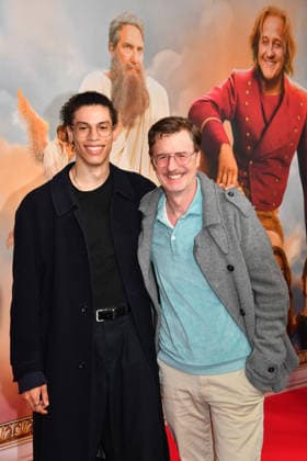 Florian Simbel with son Steward Premiere Ein Münchner im Himmel Death is just the beginning Movie Mathäser Filmpalast Munich 06 May 2026