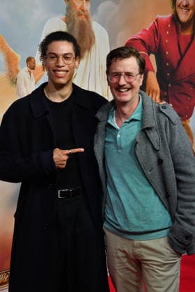 Florian Simbel with son Steward Premiere Ein Münchner im Himmel Death is just the beginning Movie Mathäser Filmpalast Munich 06 May 2026