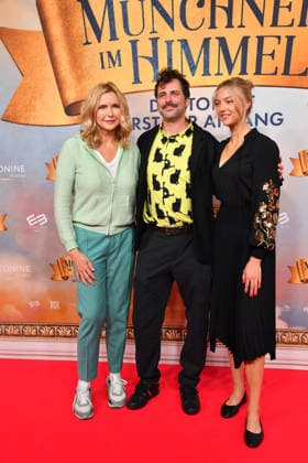 Veronica Ferres with daughter Lilly Krug and Marcel Mohab Premiere Ein Münchner im Himmel Der Tod ist erst der Anfang Cinema film Mathäser Filmpalast Munich 06 May 2026