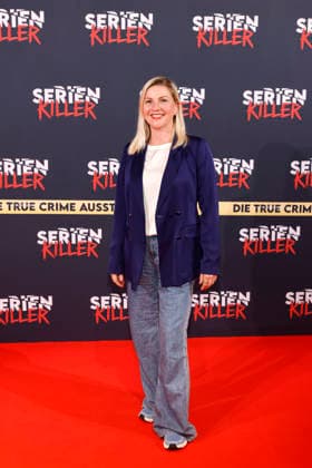 Presenter Aleksandra Bechtel at the opening of the True Crime exhibition Serial Killers in Cologne Ehrenfeld Cologne, 07 05 2026 NRW Germany Copyright: xChristophxHardtx