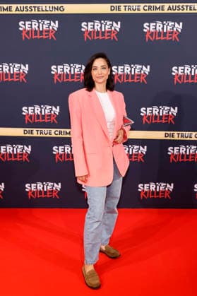 Presenter Amira Aly at the opening of the True Crime exhibition Serial Killers in Cologne Ehrenfeld Cologne, 07 05 2026 NRW Germany Copyright: xChristophxHardtx