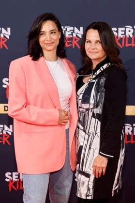 Presenter Amira Aly with her mother Mirjam Svetnik at the opening of the True Crime exhibition Serial Killers in Cologne Ehrenfeld Cologne, 07 05 2026 NRW Germany Copyright: xChristophxHardtx
