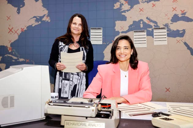 Presenter Amira Aly with her mother Mirjam Svetnik at the opening of the True Crime exhibition Serial Killers in Cologne Ehrenfeld Cologne, 07 05 2026 NRW Germany Copyright: xChristophxHardtx