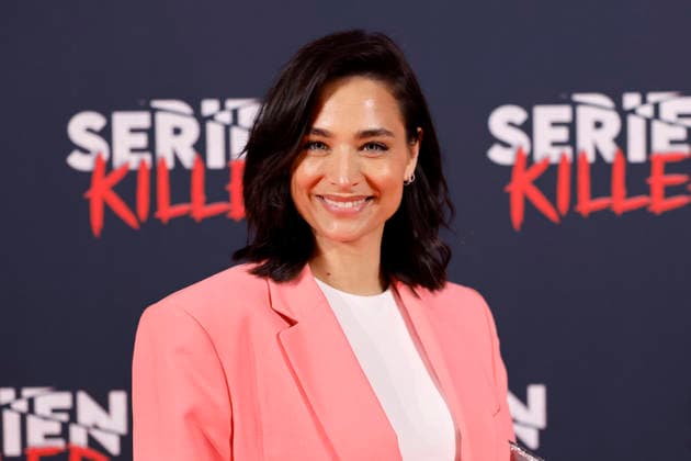Presenter Amira Aly at the opening of the True Crime exhibition Serial Killers in Cologne Ehrenfeld Cologne, 07 05 2026 NRW Germany Copyright: xChristophxHardtx