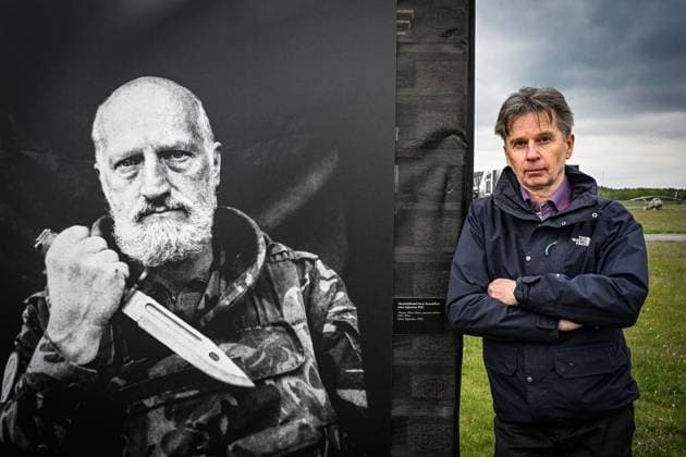 Fotoausstellung WAR ZONES ** NUR FÜR REDAKTIONELLE ZWECKE ** EDITORIAL USE ONLY **<p>Fotoausstellung WAR ZONES des niederländischen Fotografen Martin Roemers im Militärhistorischen Museum der Bundeswehr Flugplatz Berlin-Gatow. Das Militärhistorische Museum Flugplatz Berlin-Gatow zeigt 25 Jahre nach Beginn des Afghanistan-Einsatzes 35 großformatige Aufnahmen des niederländischen Fotografen Martin Roemers, der zwischen 1997 und 2002 die niederländischen Einsatzkontingente der Friedensmissionen auf dem Balkan und zu Beginn der International Security Assistance Force (ISAF) in Afghanistan begleitet und fotografiert hat. Roemers Schwarzweiß-Aufnahmen nehmen den rauen, trostlosen, nervösen Alltag der WAR ZONES in den Blick. Er ist mit Copyright: MaurizioxGambarini doc85qz7ecmoyfw9q0e1h ,EDITORIAL USE ONLY