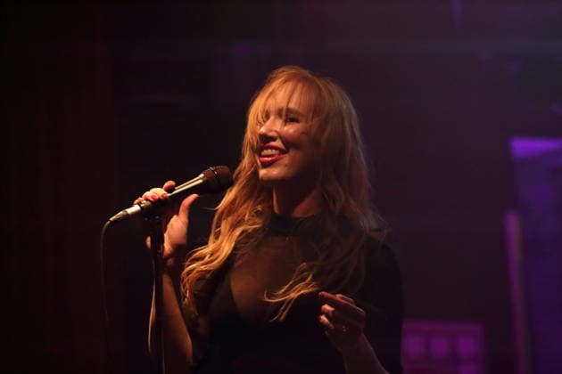 Christin Nichols at a concert at the Lido in Berlin, May 7, 2026 Christin Nichols concert Berlin