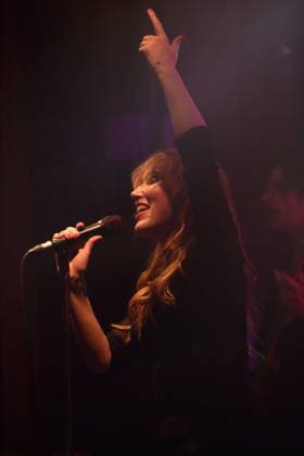 Christin Nichols at a concert at the Lido in Berlin, May 7, 2026 Christin Nichols concert Berlin