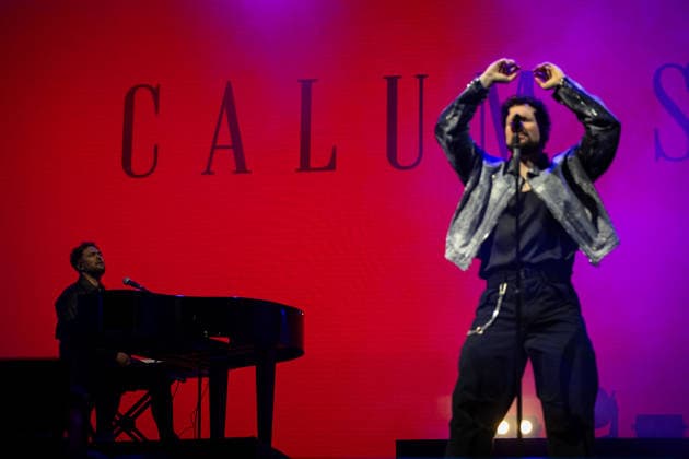 May 7, 2026, Porto, Portugal: British singer Calum Scott performs on stage during the Queima das Fitas 2026 festival at the Queimodromo in Porto. Porto Portugal - ZUMAs197 20260507_aaa_s197_179 Copyright: xDiogoxBaptistax